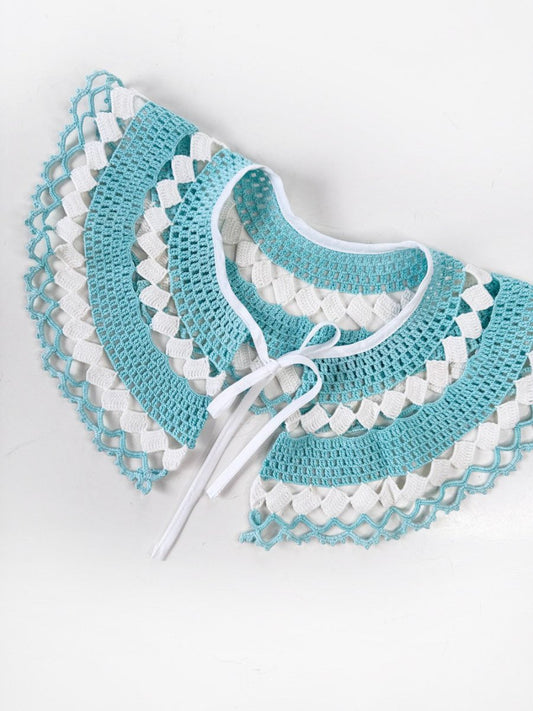 vintage handmade crochet knit collar | rework - good market thrift store