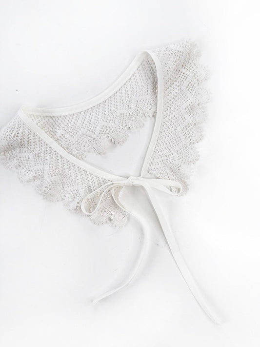 vintage handmade crochet knit collar | rework - good market thrift store