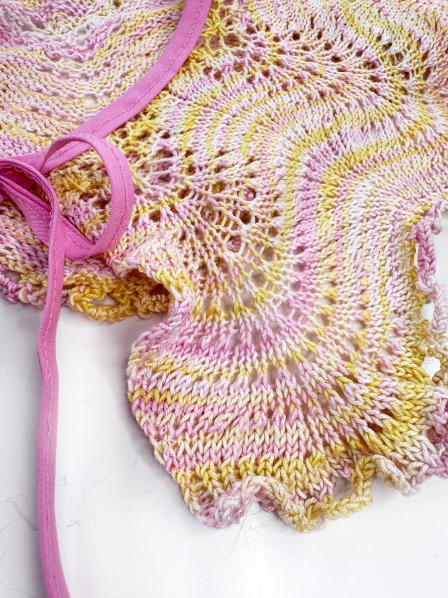 vintage handmade crochet knit collar | rework - good market thrift store