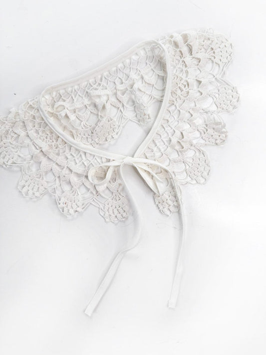 vintage handmade crochet knit collar | rework - good market thrift store