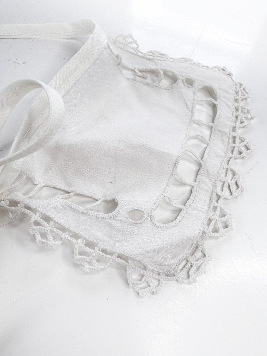 vintage handmade crochet knit collar | rework - good market thrift store