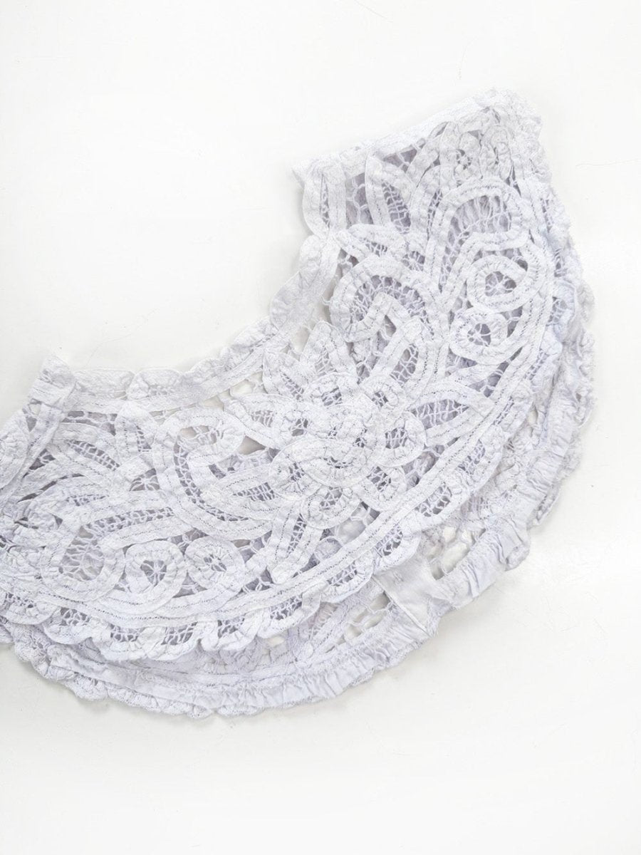 vintage handmade crochet lace collar | rework - good market thrift store