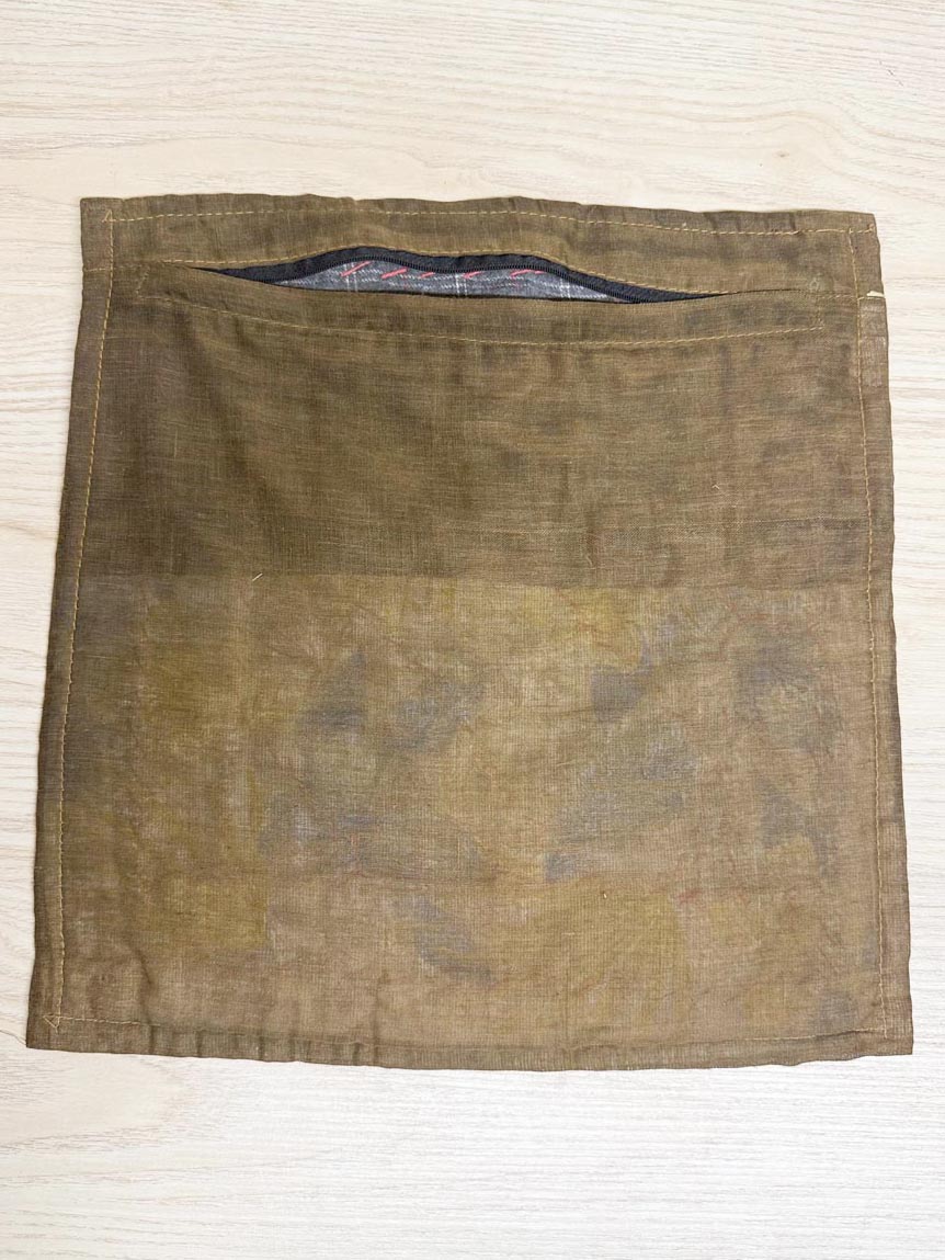 vintage handmade indian banjara kutchi style embroidered patchwork pillow case - good market thrift store