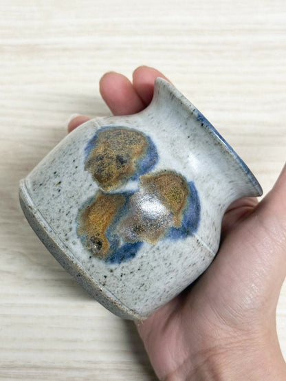 vintage handmade mini pottery jug - good market thrift store