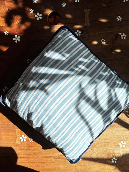 vintage handmade patchwork airplane quilt pillow - good market thrift store