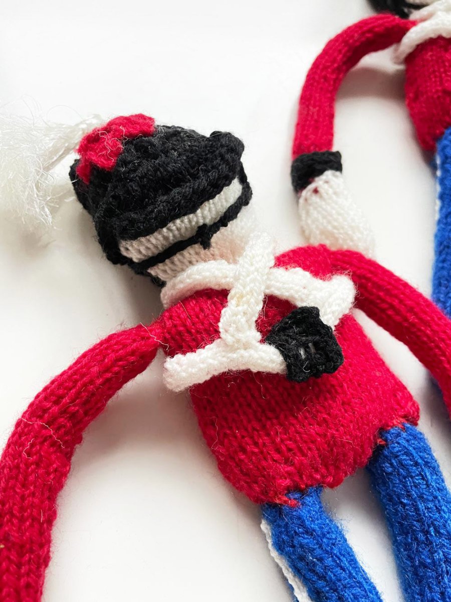 vintage handmade plush toy soldier | nutcracker - good market thrift store