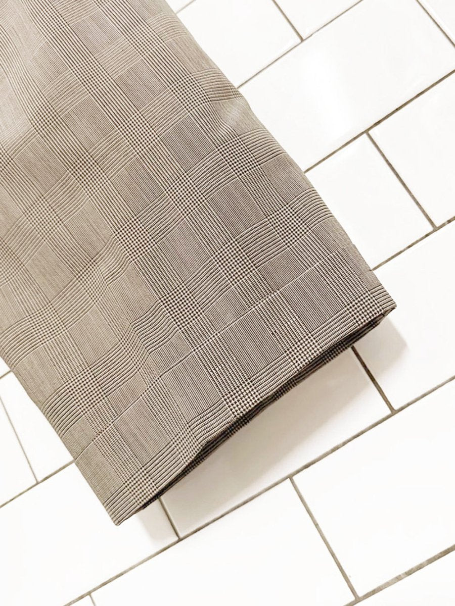 vintage harry rosen pleated plaid cuffed trousers| made in Canada - good market thrift store