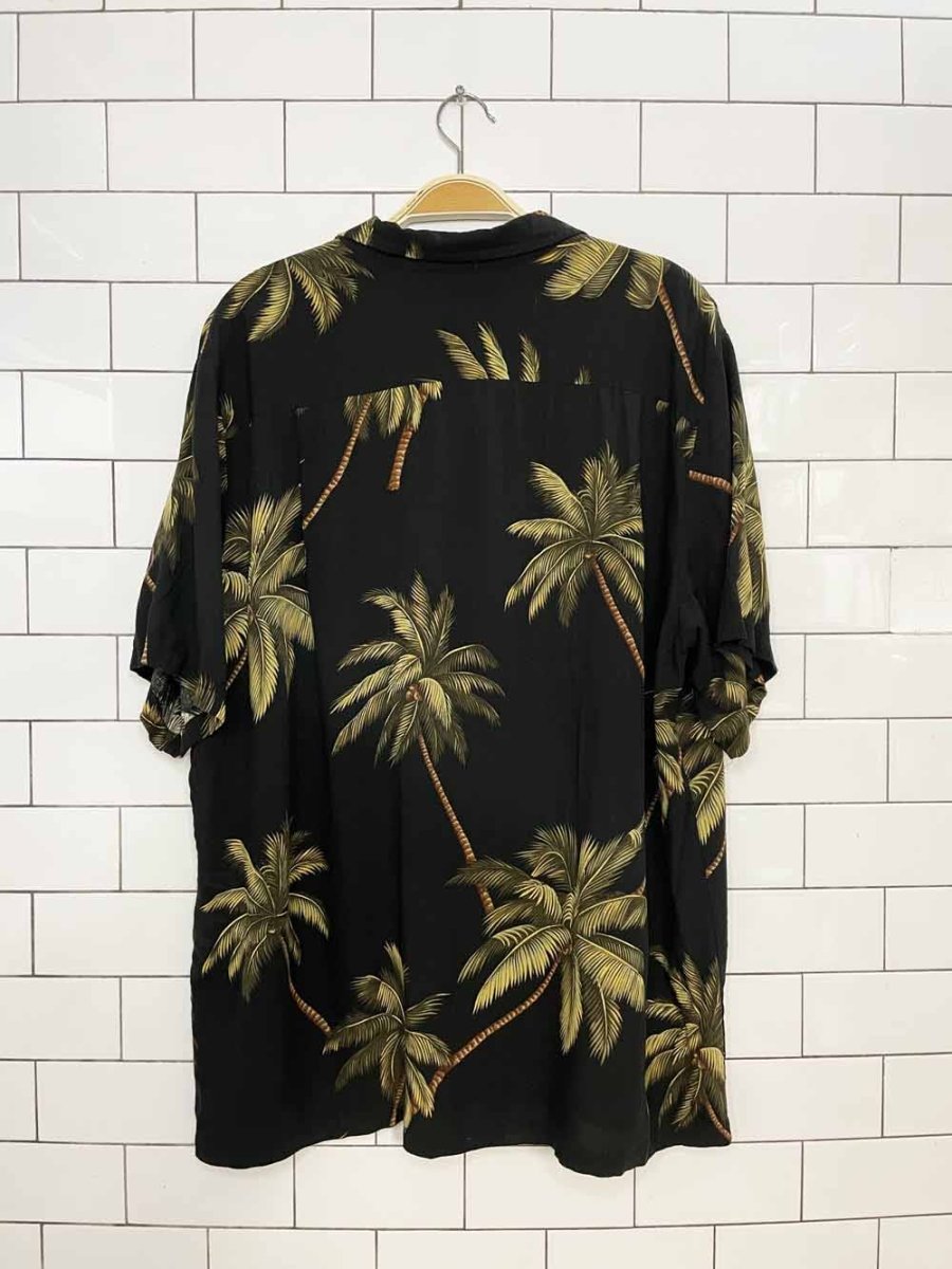 vintage hawaiian reserve collection full button resort shirt | made in usa - good market thrift store