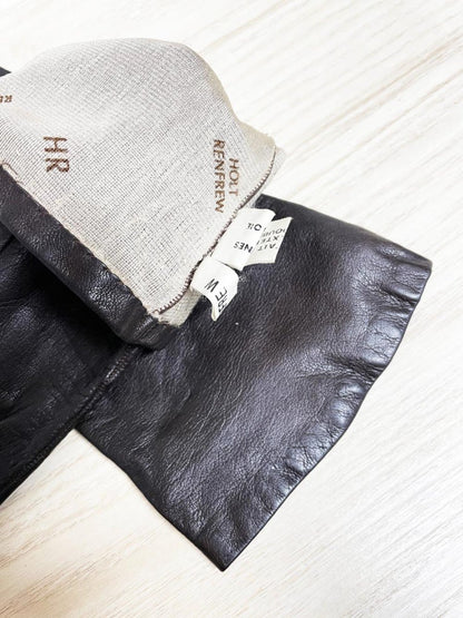 vintage holt renfrew butter leather gloves | silk lining - good market thrift store