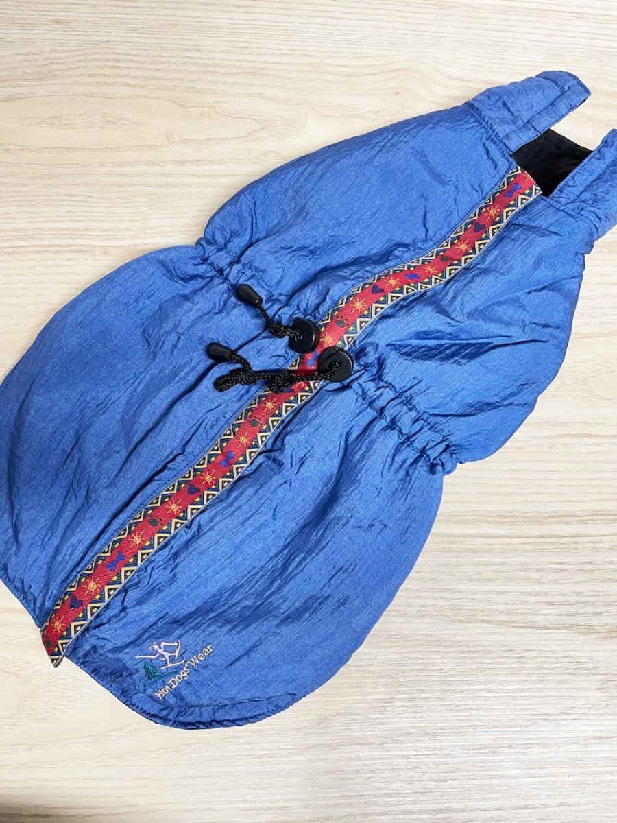 vintage hot dogs winter pet coat - good market thrift store