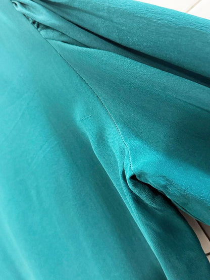 vintage irka 100% silk puff sleeve blouse | new york | paris | montreal - good market thrift store