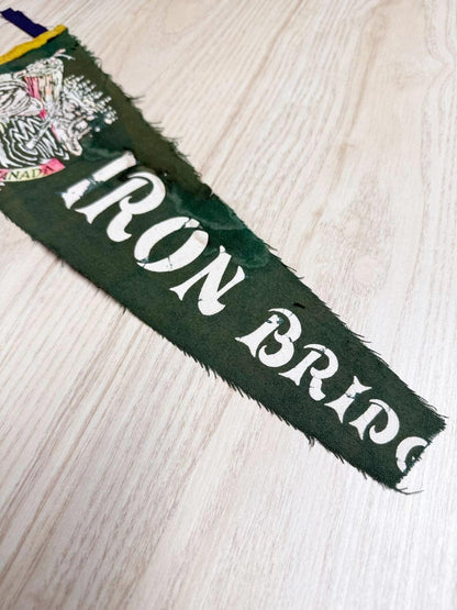 vintage iron bride canada pennant - good market thrift store