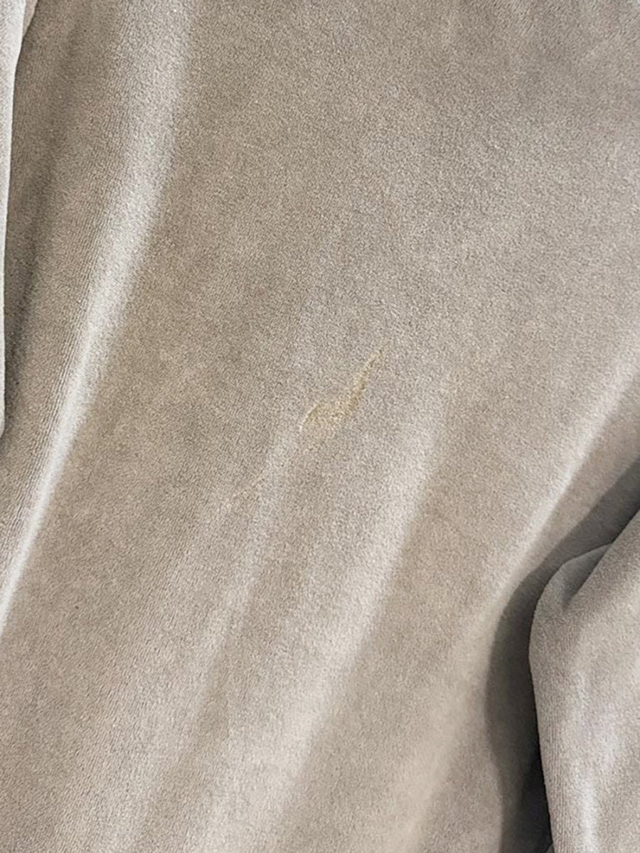 vintage jacks velour v - neck sweater | rib knit trim - good market thrift store