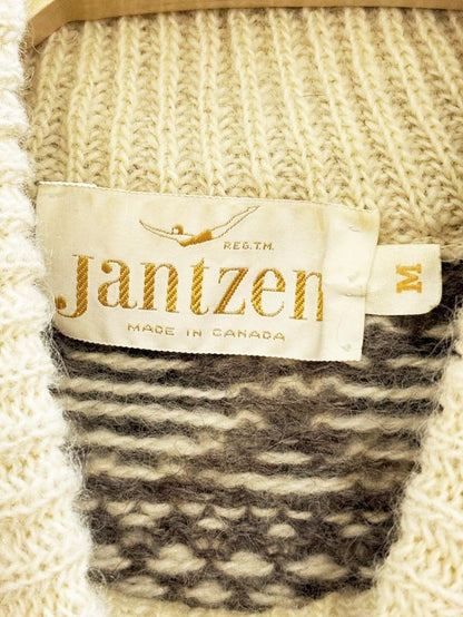 vintage jantzen 100% wool fair isle knit sweater | made in Canada - good market thrift store