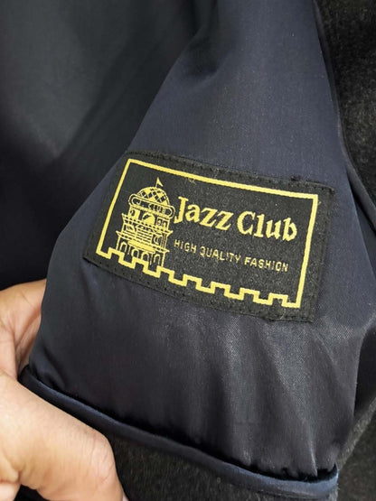 vintage jazz club wool - cashmere blend overcoat - good market thrift store
