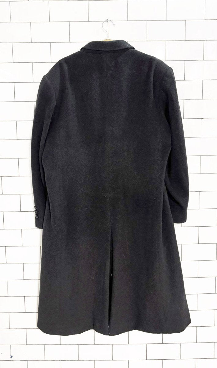 vintage jazz club wool - cashmere blend overcoat - good market thrift store