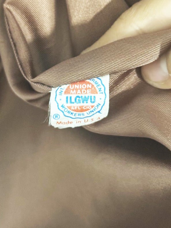 vintage john weitz wool - blend double breasted belted coat | union made in USA - good market thrift store