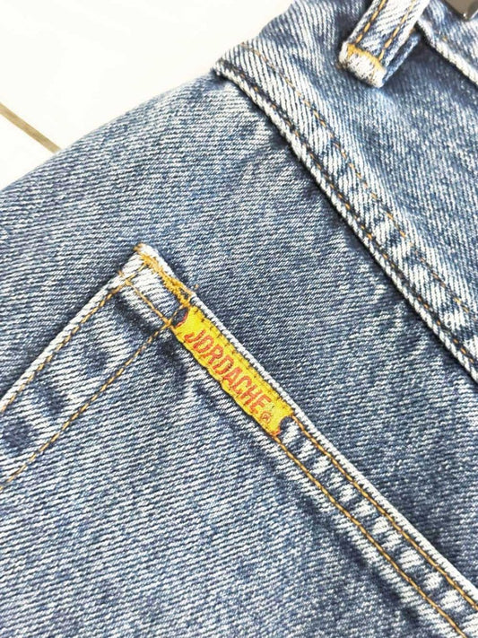 vintage jordache high rise long denim shorts - good market thrift store