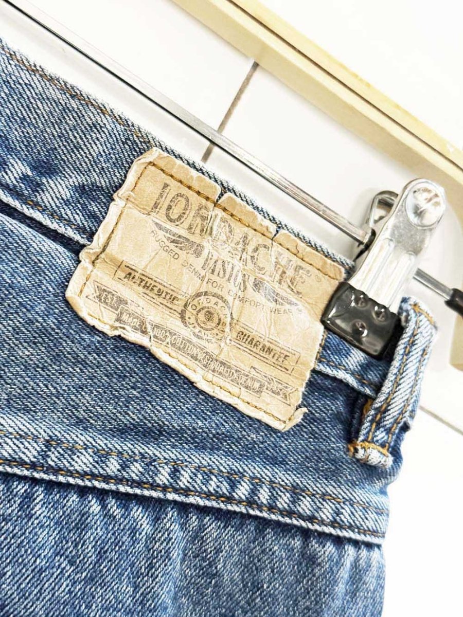 vintage jordache high rise long denim shorts - good market thrift store