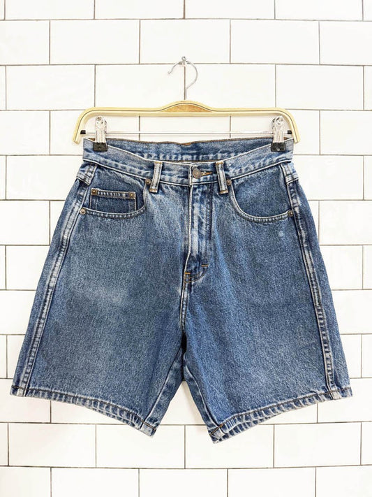 vintage jordache high rise long denim shorts - good market thrift store