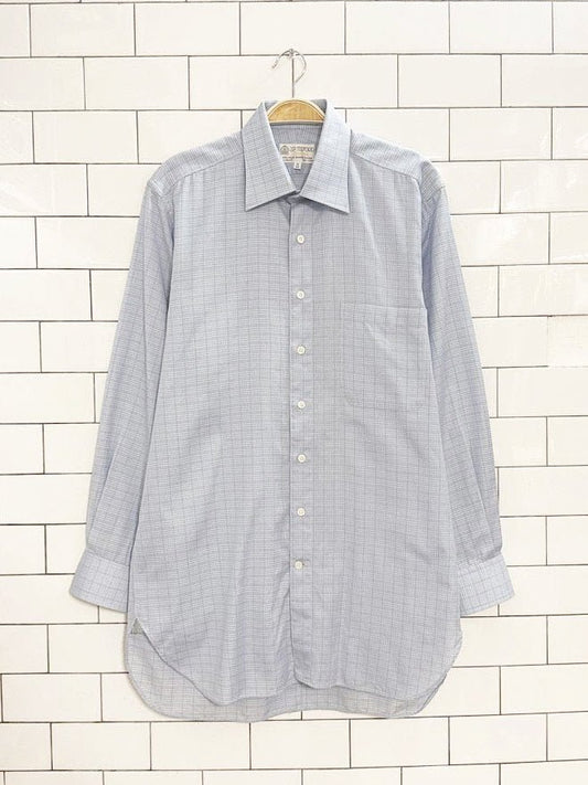 vintage jp tilford check dress shirt | harry rosen | made in Canada - good market thrift store
