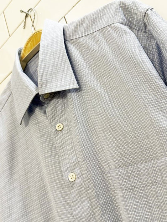 vintage jp tilford check dress shirt | harry rosen | made in Canada - good market thrift store