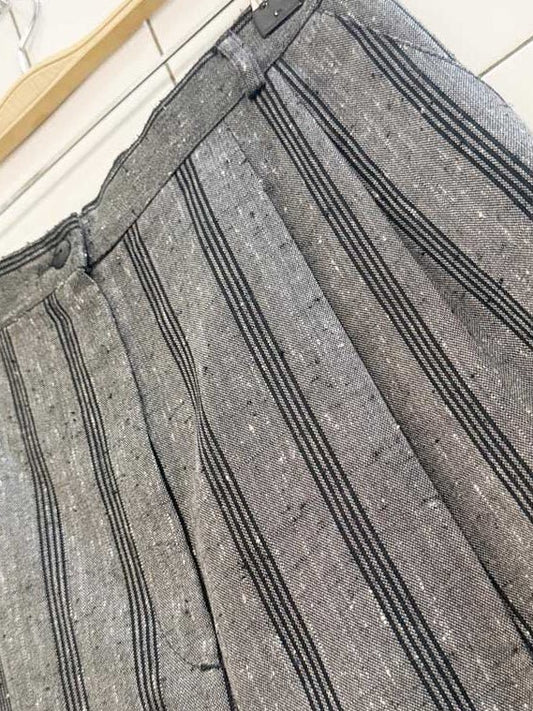 vintage julane new york pleated stripe trousers - good market thrift store