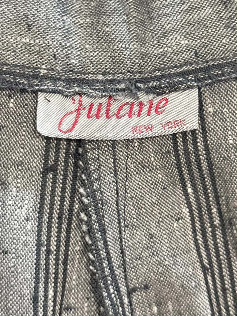 vintage julane new york pleated stripe trousers - good market thrift store
