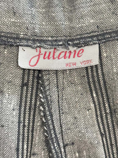 vintage julane new york pleated stripe trousers - good market thrift store