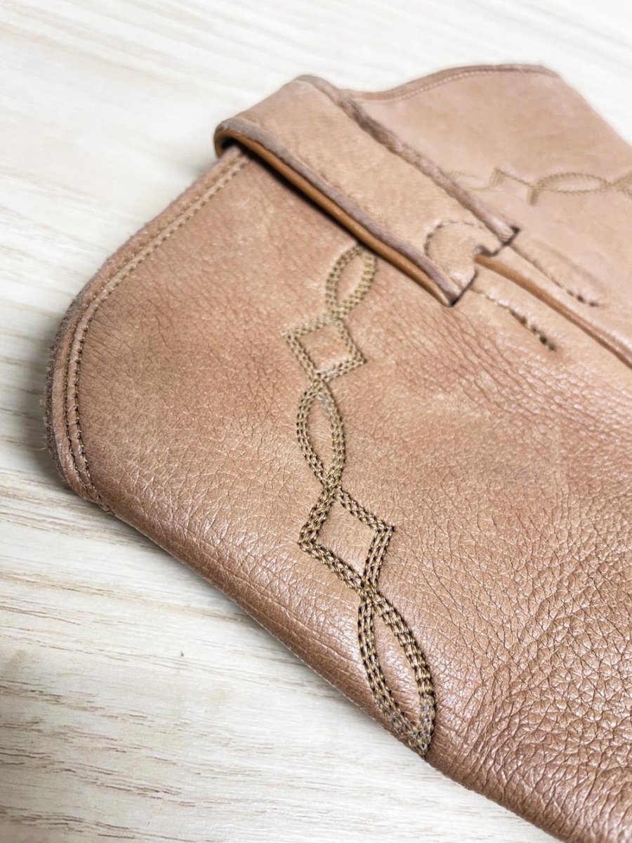 vintage justin deerskin leather western boot | made in USA - good market thrift store
