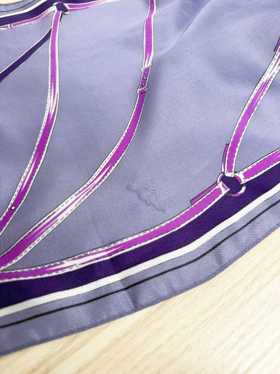 vintage karina 100% silk 'pucci' inspired harness scarf - good market thrift store