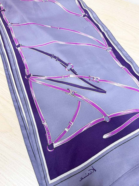 vintage karina 100% silk 'pucci' inspired harness scarf - good market thrift store