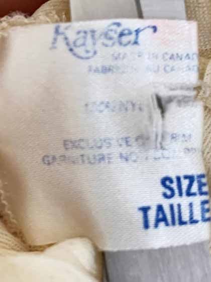 vintage kayser accordion pleat lace trim maxi slip dress | made in Canada - good market thrift store