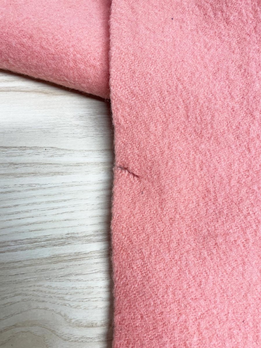 vintage kenwood 100% wool satin edge blanket | made in Canada - good market thrift store