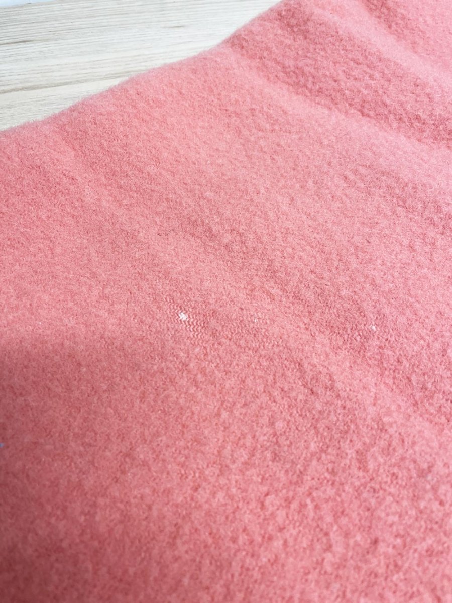 vintage kenwood 100% wool satin edge blanket | made in Canada - good market thrift store