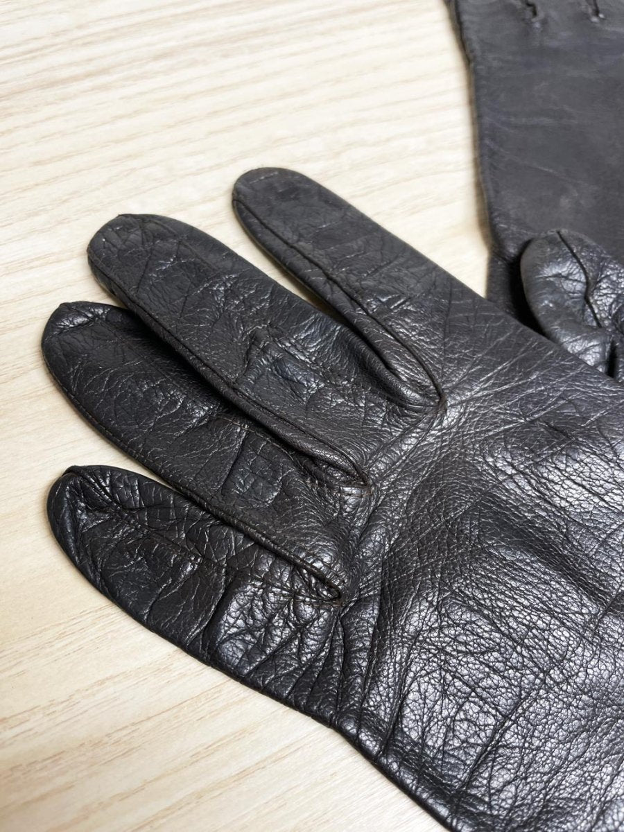 vintage kid goatskin leather gloves | unlined - good market thrift store