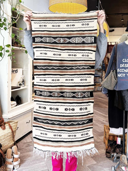 vintage killim woven runner rug - good market thrift store