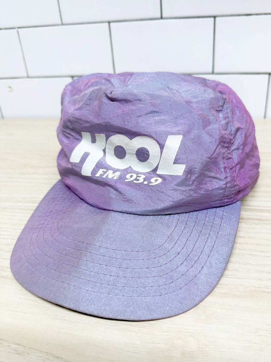 vintage kool fm 93.9 snapback promo hat - good market thrift store
