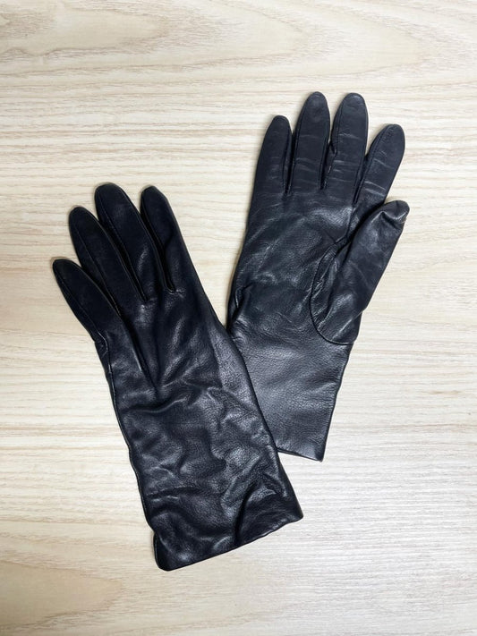 vintage lambskin leather gloves | cashmere lining - good market thrift store