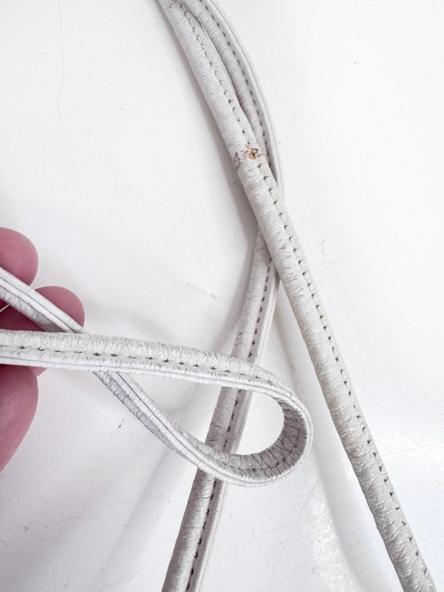 vintage lanvin pebbled leather small crossbody bag | made in France - good market thrift store