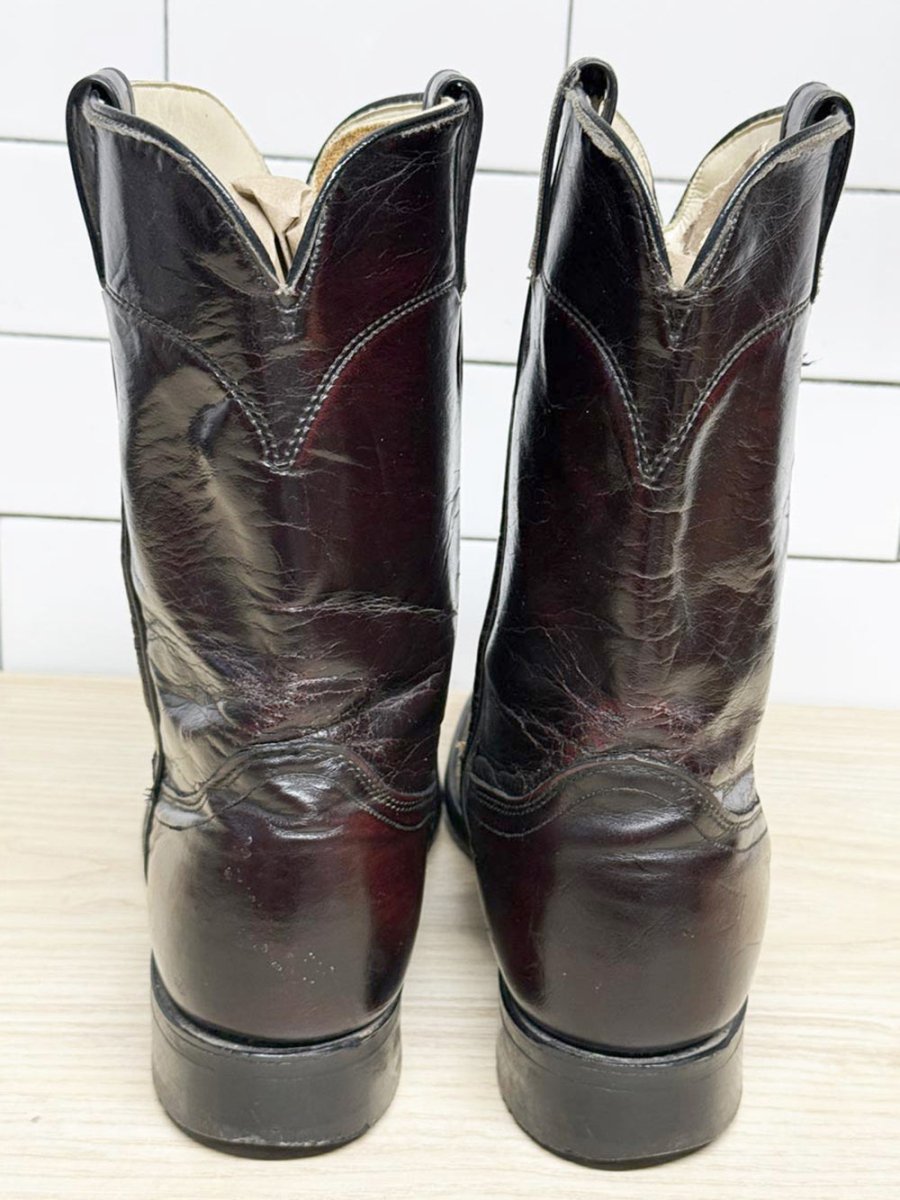 vintage laredo leather man - made cowboy boots | made in USA - good market thrift store
