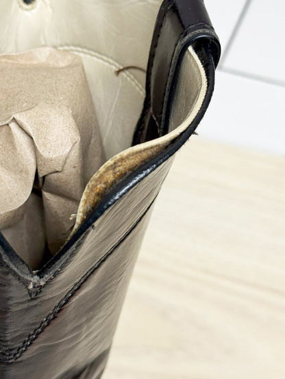 vintage laredo leather man - made cowboy boots | made in USA - good market thrift store