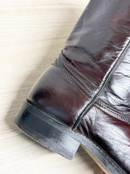 vintage laredo leather man - made cowboy boots | made in USA - good market thrift store