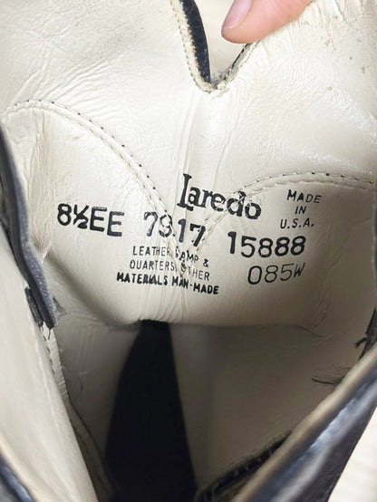 vintage laredo leather man - made cowboy boots | made in USA - good market thrift store