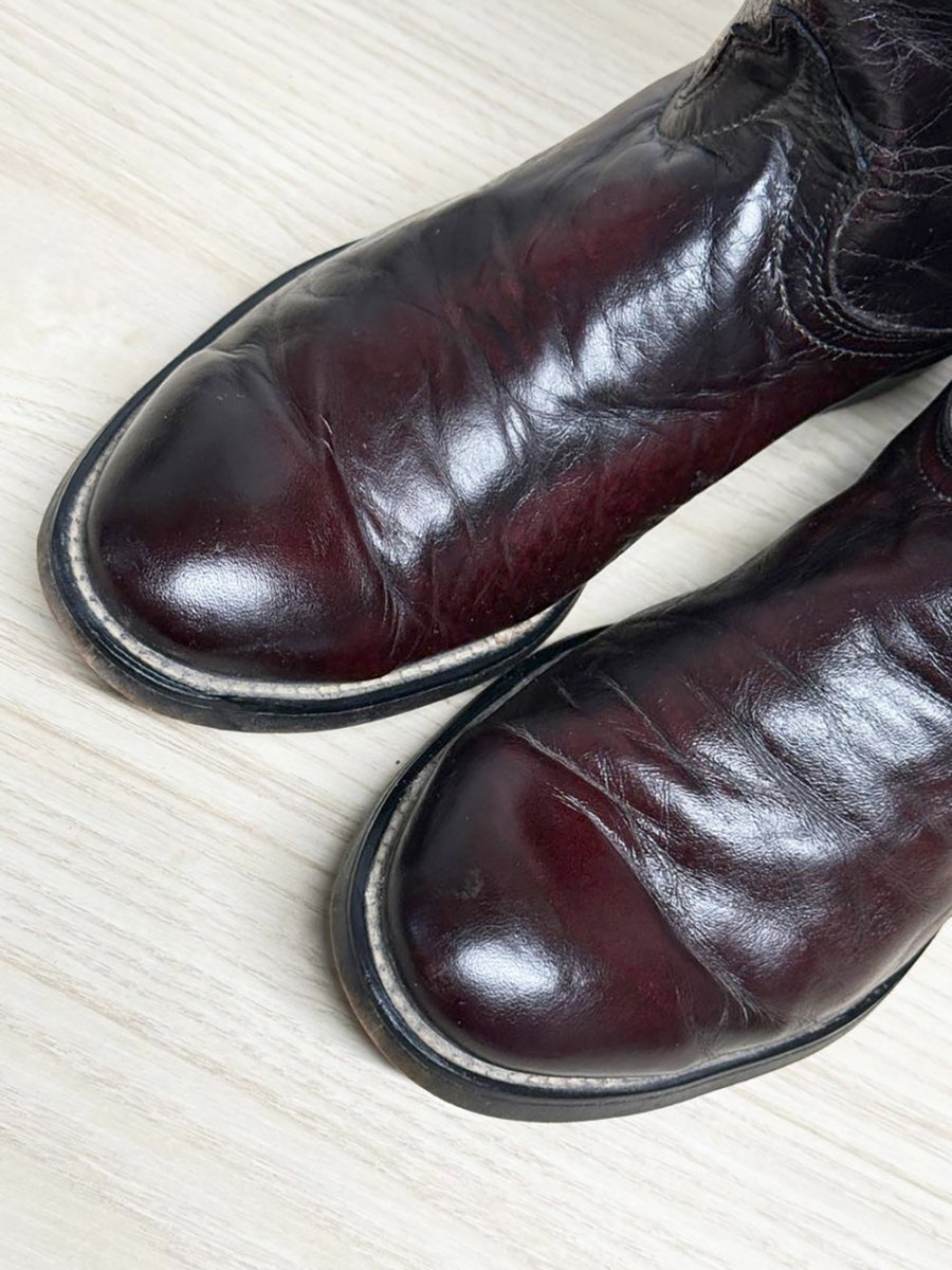 vintage laredo leather man - made cowboy boots | made in USA - good market thrift store