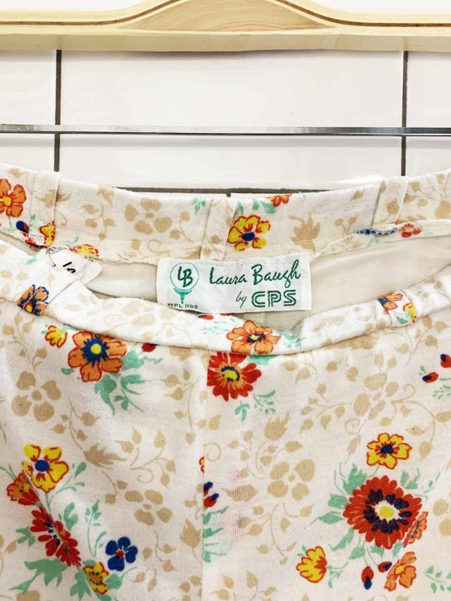 vintage laura baugh floral lined shorts | CPS - good market thrift store