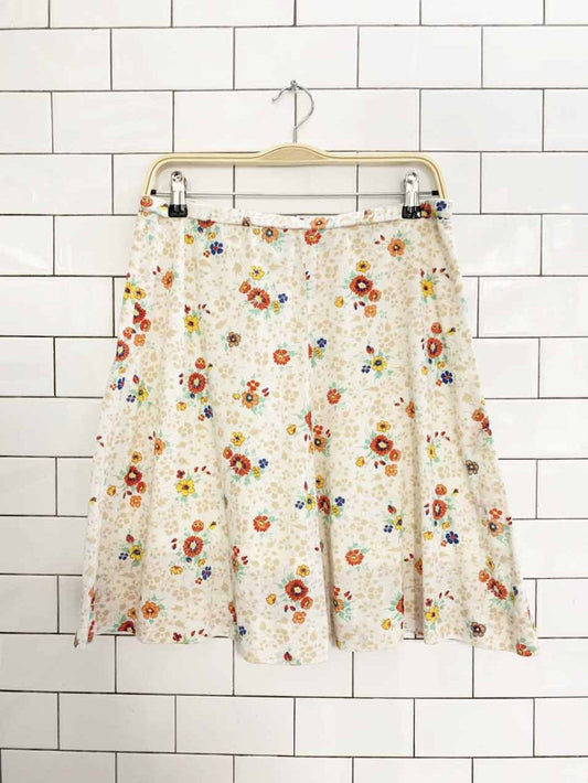 vintage laura baugh floral lined shorts | CPS - good market thrift store