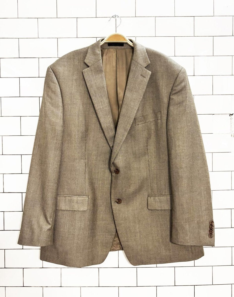 vintage lauren RL silk - wool blazer | ralph lauren - good market thrift store