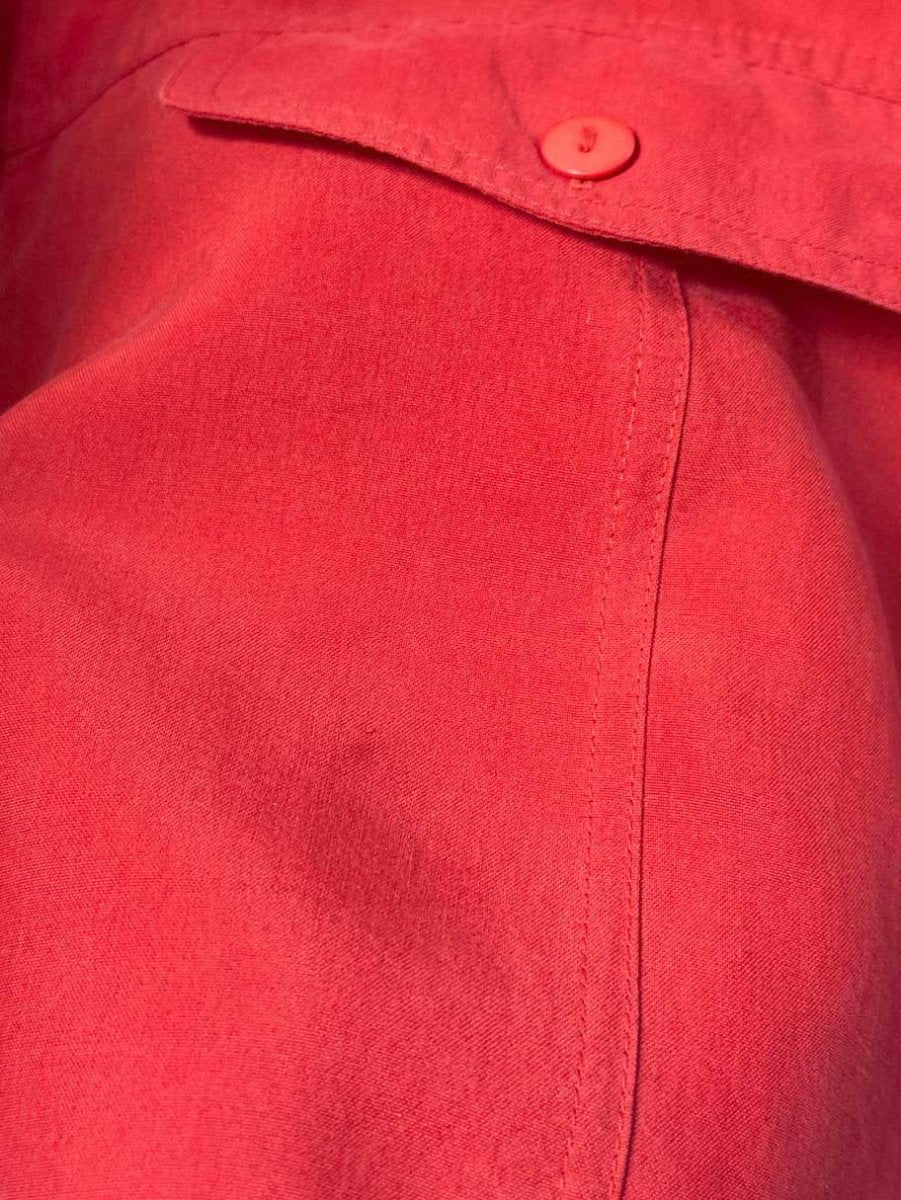 vintage LD&CO 100% silk double pocket blouse - good market thrift store