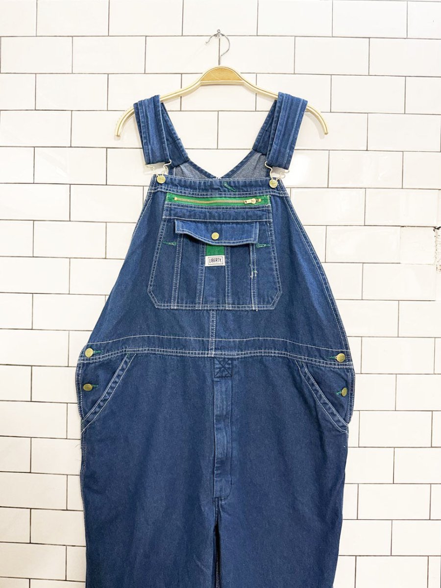 vintage liberty denim overalls - good market thrift store